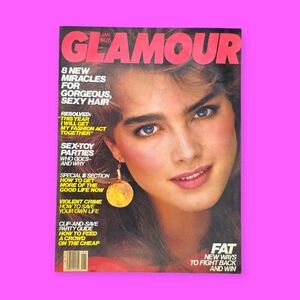 Vintage Glamour Magazine January 1982 Fashion & Hairstyles Issue